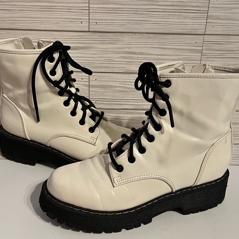 Madden NYC Women's White Boots